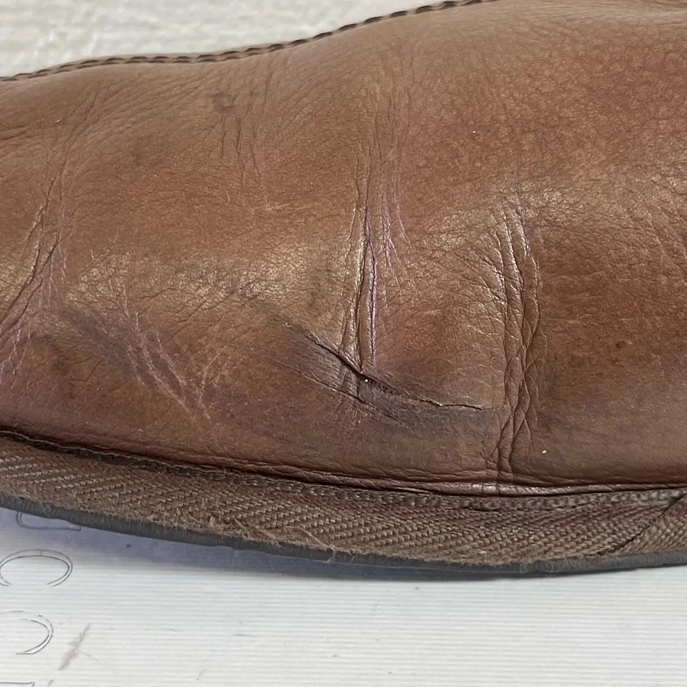 UGG Australia Scuff Romeo II Slippers Brown Leather Shearling Slip On Men's 13